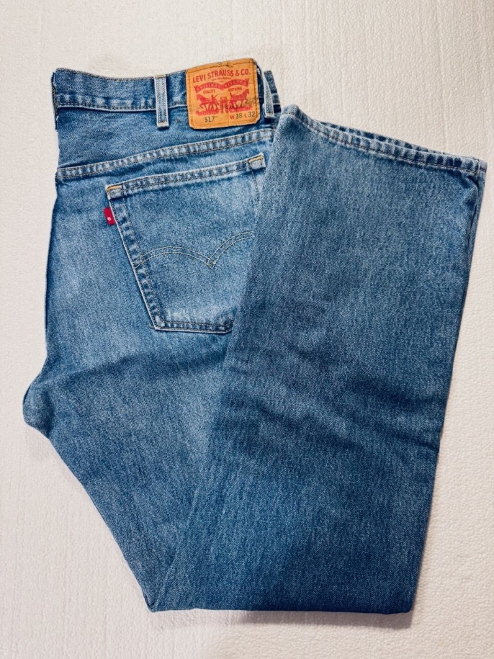 Levi's 517 38/32 Men's Relaxed Jeans - Blue